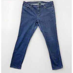 Lauren Ralph‎ Lauren Jeans Women's 14 Green Label Modern Skinny Slim Stretch LRL